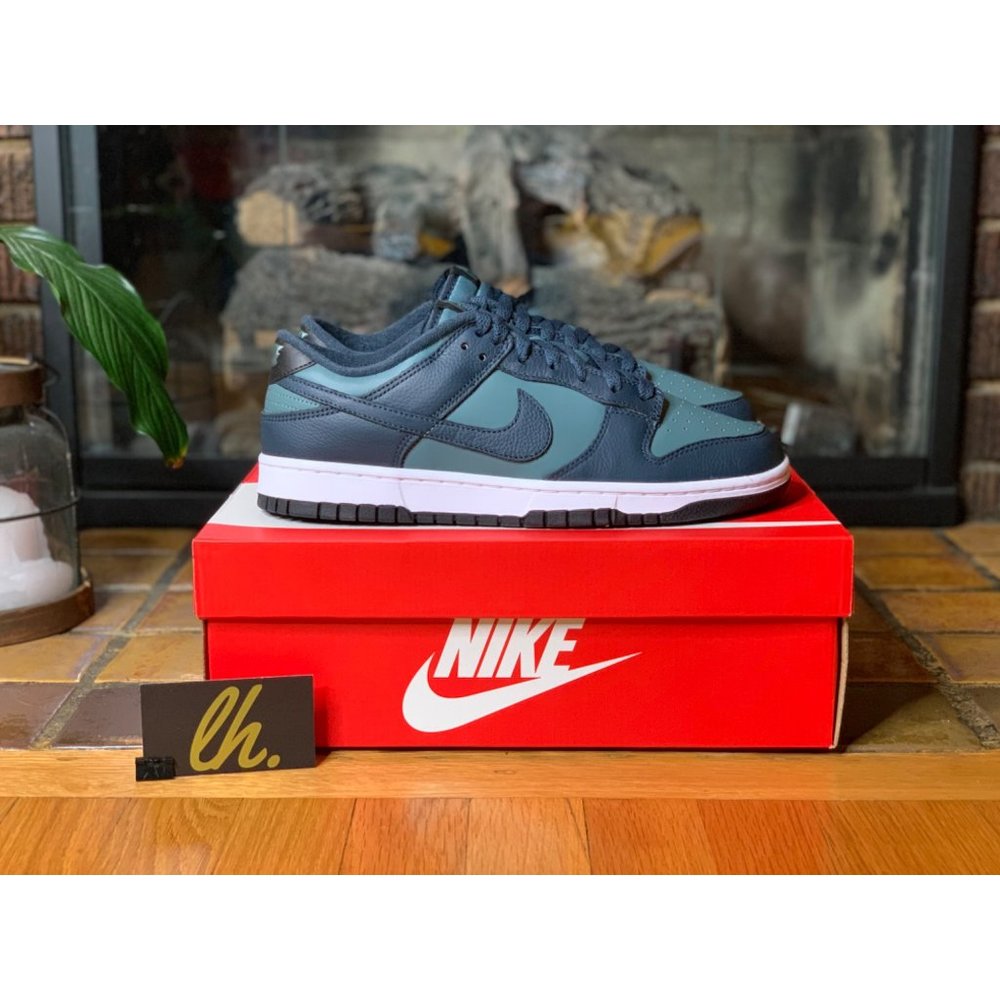 Size 10.5 Nike Dunk Low “Mineral Slate/ Armory Navy” Athletic Sneakers DR9705-30 - Picture 3 of 6